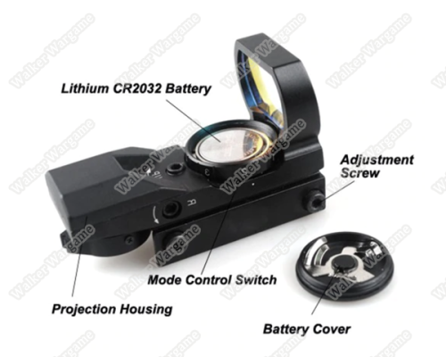 Multi-Reticle Compact Reflex Precision Sight Red Dot Sight