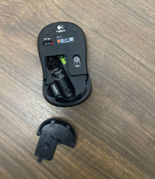 Logitech M175 2.4 GHz Optical Wireless Mouse - Grey with Black color