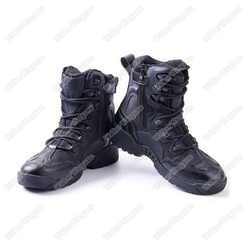 ESDY Ranger Black Side ZIP Combat Assault Army Boots -  Eruo 43 UK9