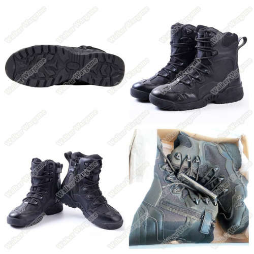 ESDY Ranger Black Side ZIP Combat Assault Army Boots -  Eruo 43 UK9