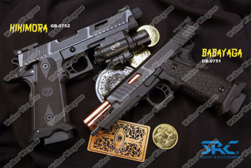 SRC KIKIMORA TTI Green Gas Pistol - John Wick Style Pistol