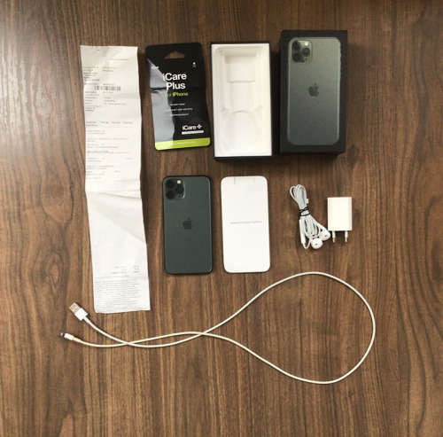 Apple iPhone 11 Pro 64GB Midnight Green With UAG Cover