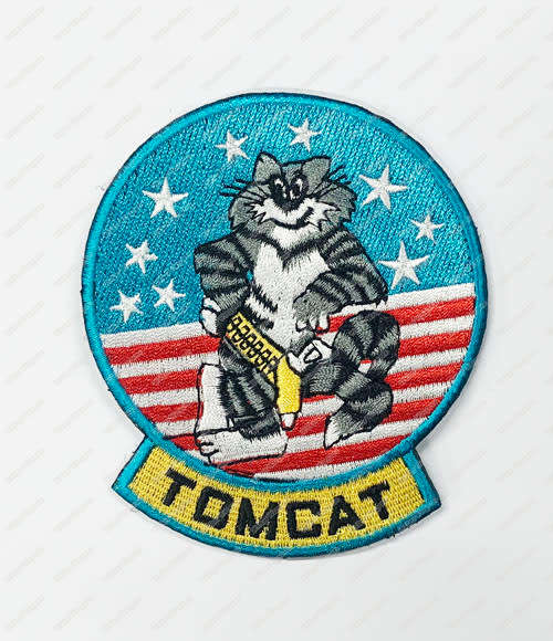 WG120 US Navy F14 Tom Cat Jet Patch With Velcro - Full Colour