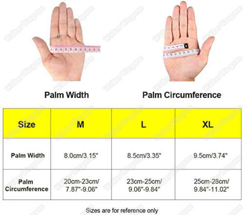 ESDY MPact Tactical Full Finger Gloves - SWAT Black Size M