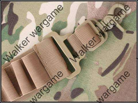 Two Point Shotgun Sling With 15 Rds Shells Black