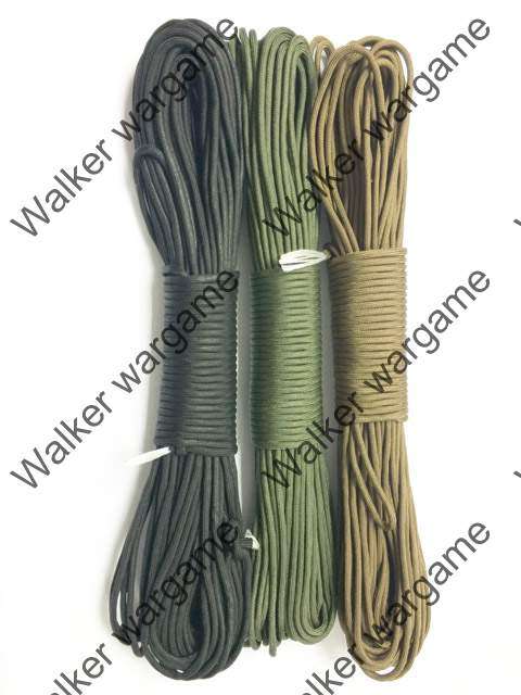 +4 Top Qulity Para Cord Parachute cord 28Meter (ParaCord 28m) Black