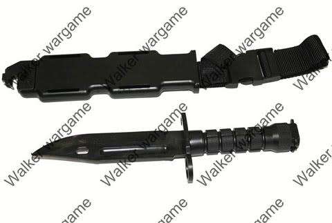 Plastic US Army M9 Bayonet , Rubber Knife