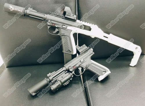 Action Army AAP01 Assassin Green Gas Pistol (Ruger Mark IV Style) Black