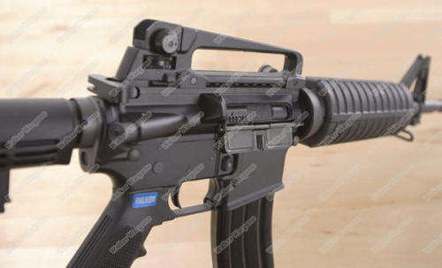 WE M4A1 Full Metal Green Gas Blow Back Rifle (Black, Open Chamber Version)