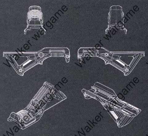 PTS AFG 2 Angled ForeGrip Grip - Tan