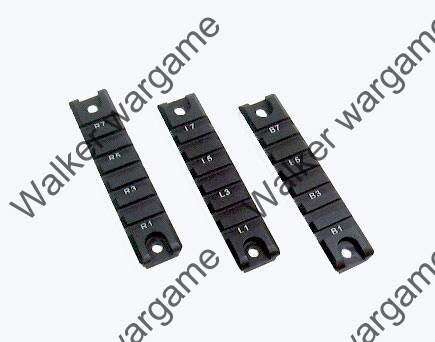 HK G36 Picatinny Side Rail X 2 pieces - Full Metal