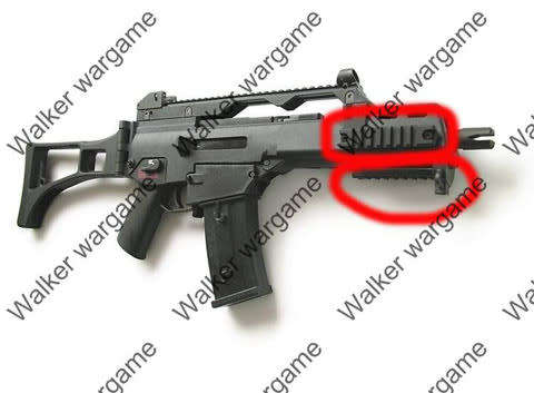 HK G36 Picatinny Side Rail X 2 pieces - Full Metal