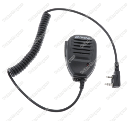 Radio PTT Speaker Mic Microphone PTT Walkie Talkie Portable UHF VHF for Baofeng ,Kenwood 2Pin