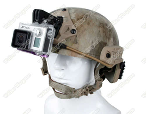 Black - Gen2 Go Pro Camera NVG Helmet Mount for Gopro hero4 Accessori