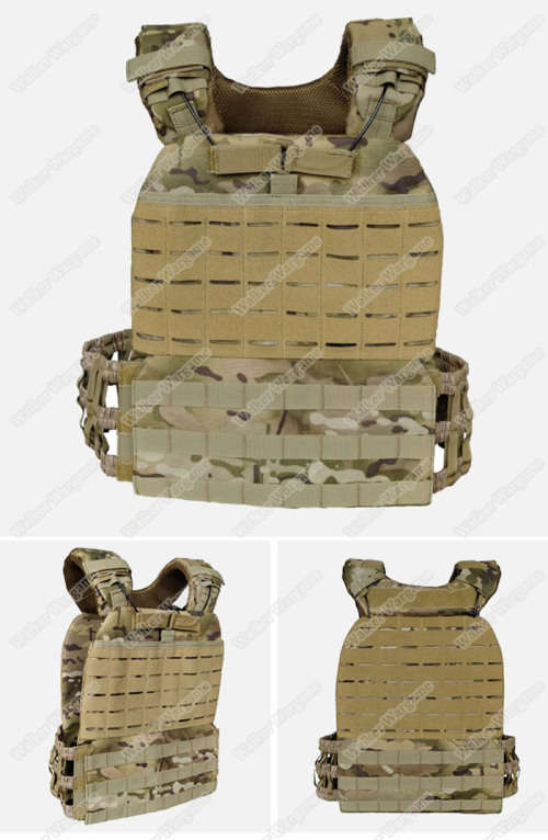 VE61 CrossFit Tactical Molle Plate Carrier Vest - Black