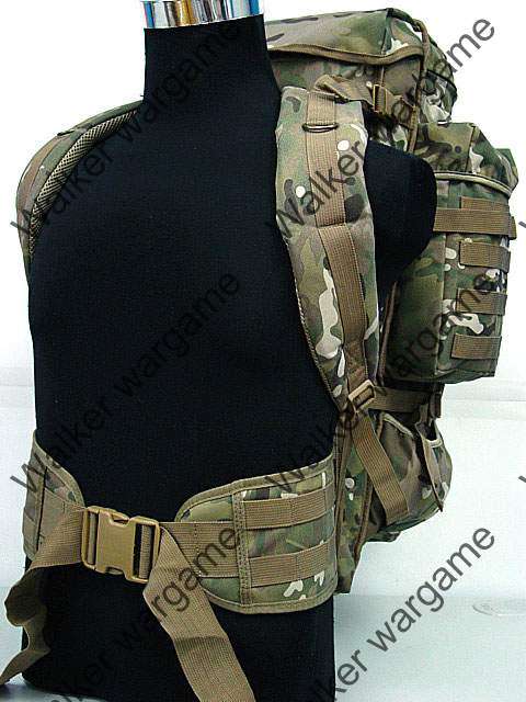 65L Combat Backpack w/ Rifle Bag - Multicam