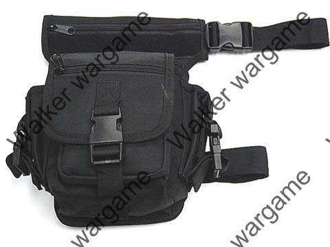 Tactical Drop Leg Utility Bag  - Black
