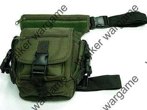 Tactical Drop Leg Utility Bag  - Black