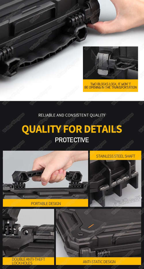 WST 32cm Pistol Carry Case Hard Polymer