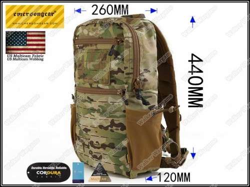 Emerson Commuter 14L Tactical Action Backpack - Tan