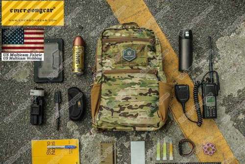 Emerson Commuter 14L Tactical Action Backpack - Tan