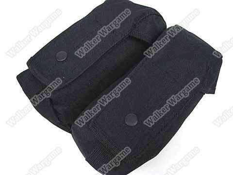 Tactical Double AK 7.62 Molle Magazine Pouch - SWAT Black