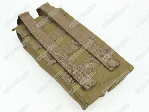 Tactical Double P90 UMP Mp5 Molle Magazine Pouch - Desert Tan