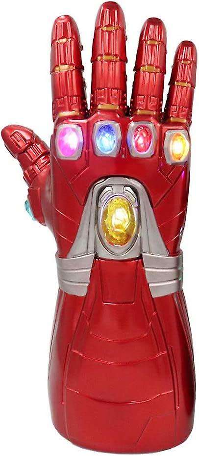 Right Hand Infinity Led Light Pvc Gauntlet Thanos Gloves Cosplay Halloween Props
