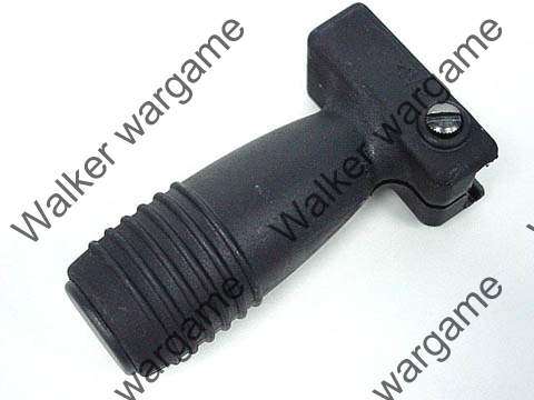 Tactical Short Grip TDI  Foregrip Grip Fit Picatinny Rail - SWAT Black