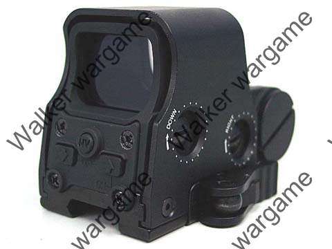 Tactical 556 Type Red/Green Reflex Dot Holographic Sight Quick Release - Black