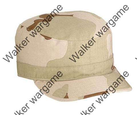 Combat Cap Hat - US Army Three Tan Desert Camo