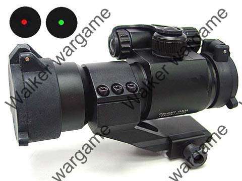 AM2 Type Red Green Dot Sight Scope With Cantilever Mount - Black