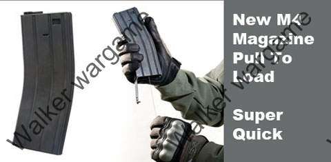 470 Rounds High Speed Flash Magazine For M4 AEG Airsoft - Black