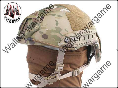 Fast Jump Helmet with NVG Mount & Side Rail -  US Special Forces Multicam