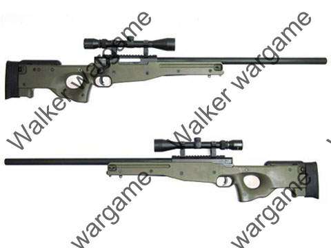 WELL L96 AWP Bolt Action Sniper Rifle Airsoft Gun (With Scope And Mount)