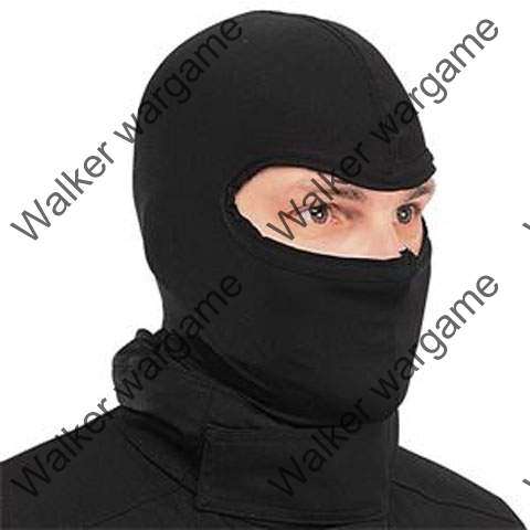 Balaclava Hood 1 Hole Head Face Mask Protector - SWAT Black (* RSA Seller *)