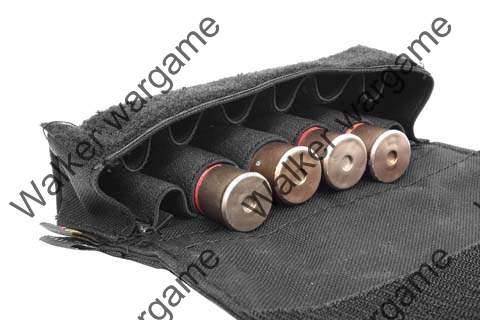 Flyye 1000D nylon MOLLE Shotgun Shells Pouch - SWAT Black (Top Quality)