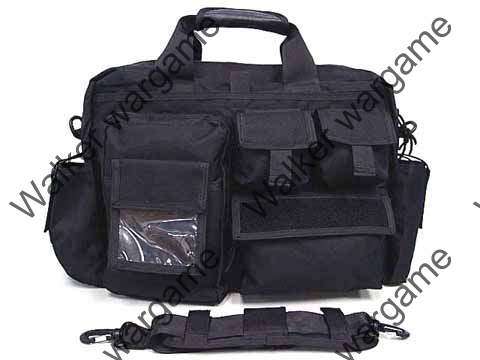 Utility Briefcase Shoulder Bag (Laptop or Shooting Range) - SWAT Black