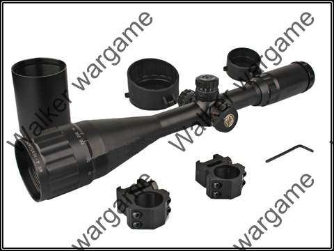 Marcool 4-16x50 Red/Green Illuminated Rangefinder Rifle Scope With Mount