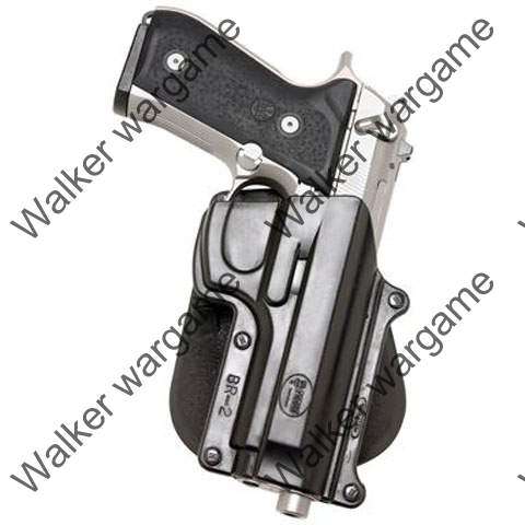 IPSC Style Beretta 92/96 Z88  RH Pistol Paddle Quick release Holster - Black