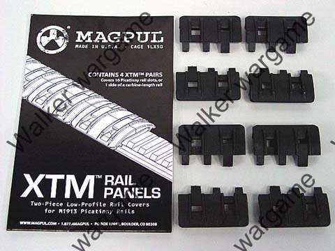 MP XTM Modular Rail Panels Cover Set of 8 SWAT Black