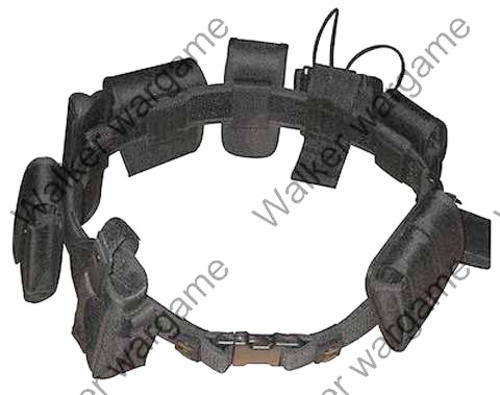 Tactical 10 In 1 Black Law Enforcement Modular Belt - SWAT Black