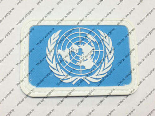B2151 PVC UN United Nations Flag Right Arms With Velcro - Full Colour
