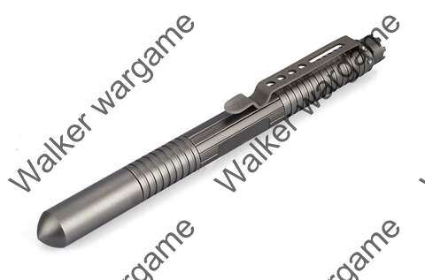 Tactical Pen - Aluminium Tactical Defense Survival Multi Portable Pen - Gery
