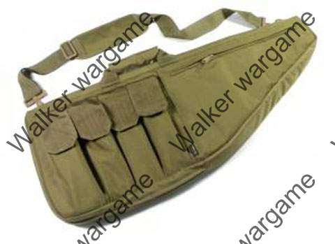 71cm * 28cm Tactical AEG Rifle Sniper Case Gun Bag with magzine pouch - Coyote Tan