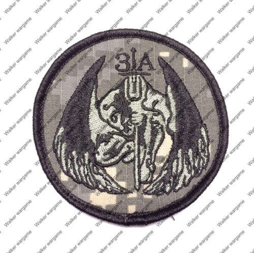 B3224 US Navy SEAL 3TA DEVGRU Team 3 Patch With Velcro - ACU Colour