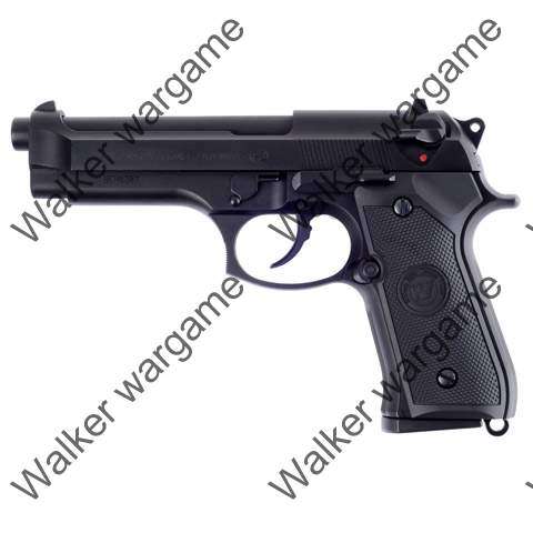 WE Beretta M9 Z88 Full Metal Green Gas Blow Back GBB Pistol New Version - Black