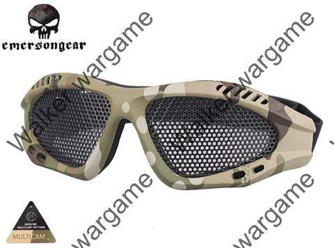 "Zero" Airsoft No Fog Metal Mesh Goggle Glasses -- Multi Camo