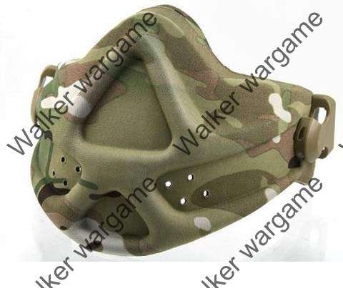 Emerson Tactical Soft Shell Half Face Protect Mask - Multi Camo