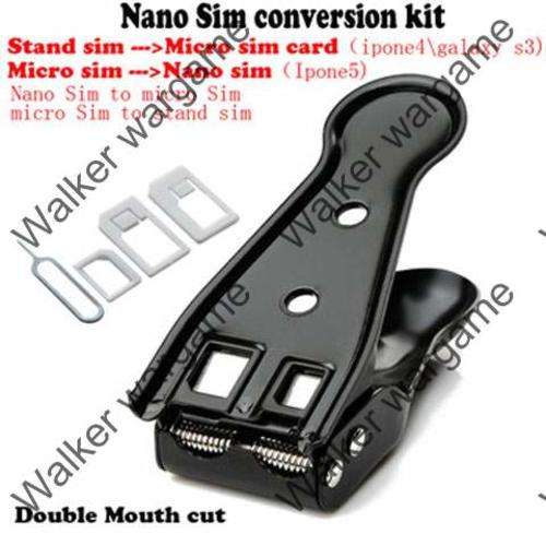 Micro Sim Cutter For Ipone 4S/4,N7100/i9300 LT26i N9 Adapter 2 Sim Nano Sim Card Mini Cutting Tool M